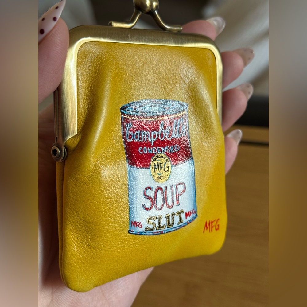 Margarbs Art ‘Lil Soup Slt’ Coin Pouch Wallet - Picture 3 of 7